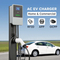 OEM 32A/ 7kw 1 phase Mode 3 Type de plancher AC EV chargeur de voiture électrique Station murale avec écran 4.3 '