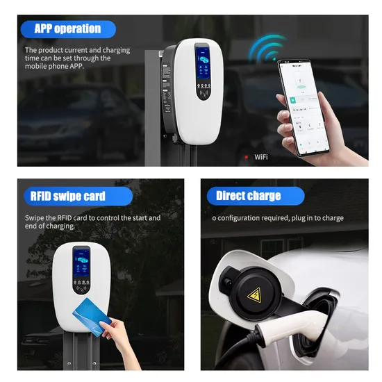 Bornes de recharge Plug & Play, RFID, APP/Ocpp 1.6j Wallbox EV