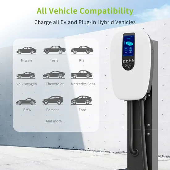 Station de recharge rapide EV AC 22kw 3pH, prise de Type 2, avec RFID/WiFi/Bluetooth/APP
