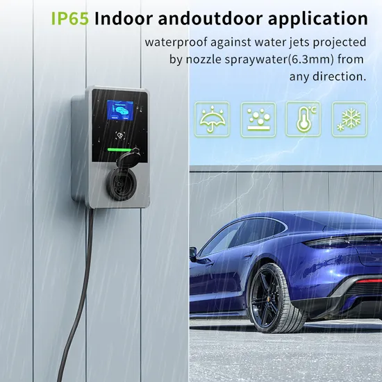 Station de recharge rapide pour véhicule EV, 22kw, avec prise
