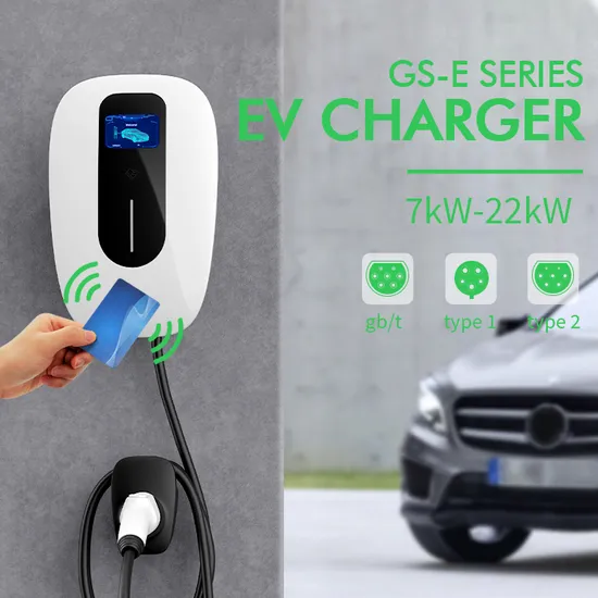 Station de recharge de véhicule électrique de chargeur de voiture EV Wallbox RFID Type2