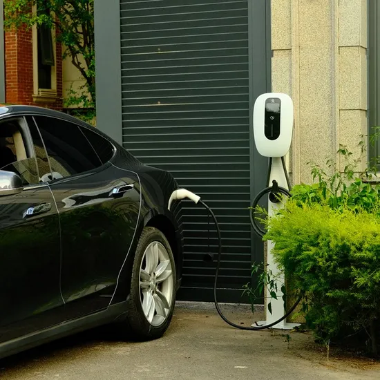 Station de recharge EV Wallbox courant monophasé réglable avec écran LCD