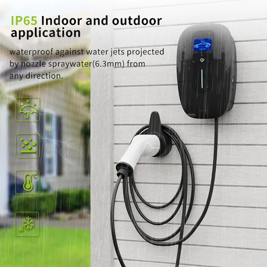 Station de chargeur de charge AC EV Wallbox de type 2 7kw