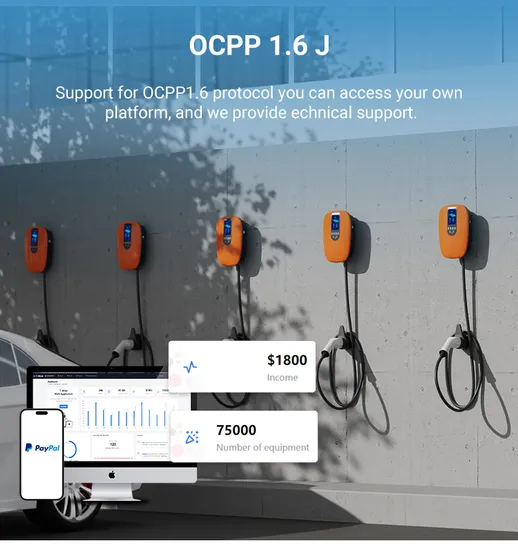 Chargeur de voiture EV rapide commercial Ocpp Evse pour la recharge de voitures publiques