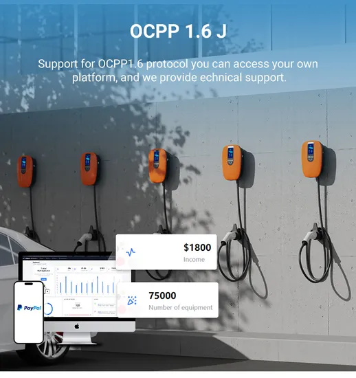 Chargeur de voiture EV rapide commercial Ocpp Evse pour la recharge de voitures publiques