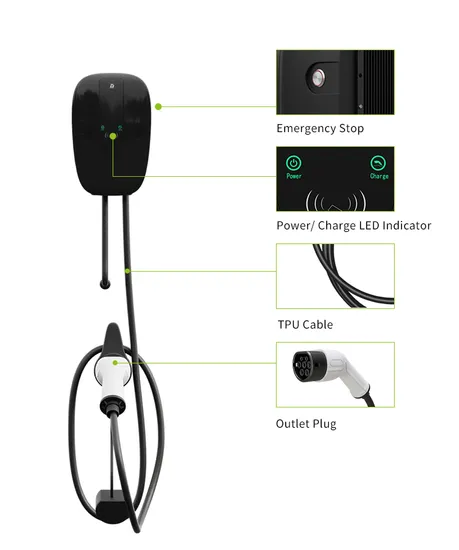 Station de recharge rapide triphasée 22kw EV, chargeur rapide Type2 Wallbox EV