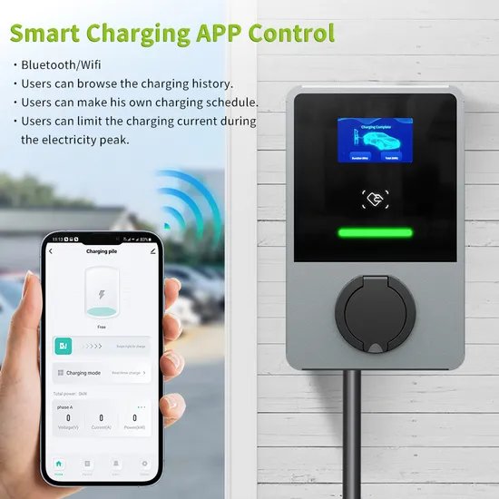 Station de recharge rapide pour véhicule EV, 22kw, avec prise