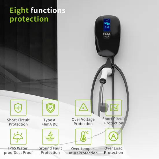 Une pile avec chargeur de véhicule électrique, charge lente pour voiture EV