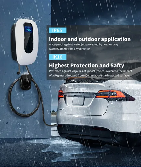 Station de recharge domestique triphasée avec chargeur Ocpp EV de 22 kW