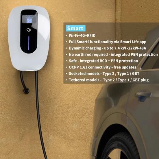 Station rapide de haute qualité, chargeur de type 2 approuvé ISO, stations de recharge Ocpp, boîte murale EV