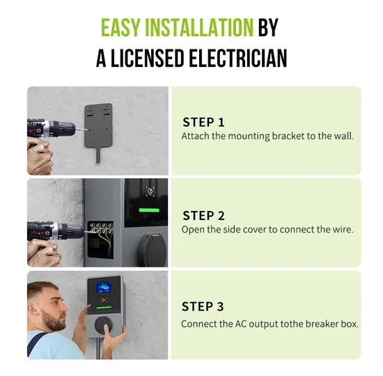 Chargeur EV 11kw, prise Type 2, IEC62196-2 avec câble de 5m, 16a, 3 phases, boîte murale Evse, 380V, pour véhicule électrique, Station de recharge de voiture
