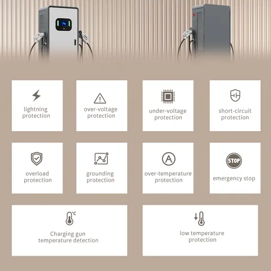 Chargeur DC EV 160 kW avec écran 73 pouces pour la personnalisation de la langue