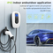 Pile de charge à la maison de chargeur à C.A. EV d'Ocpp 22 kilowatts fixée au plancher avec Ocpp 1,6 facultatif
