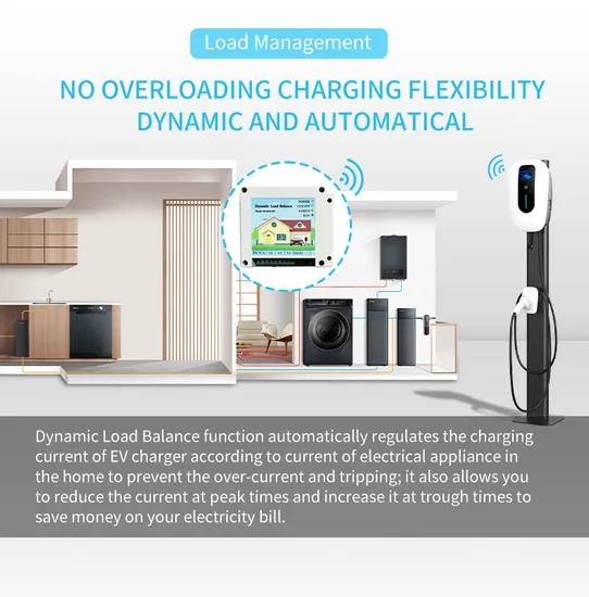 Chargeur EV Wallbox RFID 7kw Type 2 avec APP