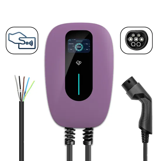 WiFi 4G APP Type 2 32A 3 phases 380V 11kw Wallbox EV chargeur rapide Station de recharge pour véhicule électrique