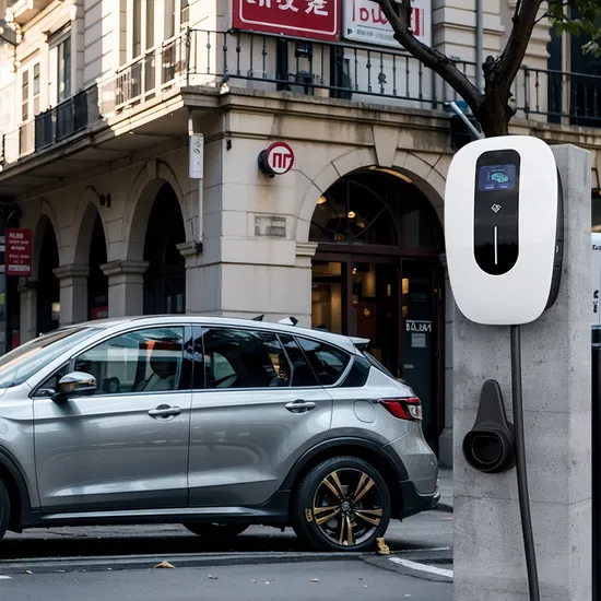 Station de recharge de boîte murale AC 32A, chargeur EV 7kw pour véhicule électrique