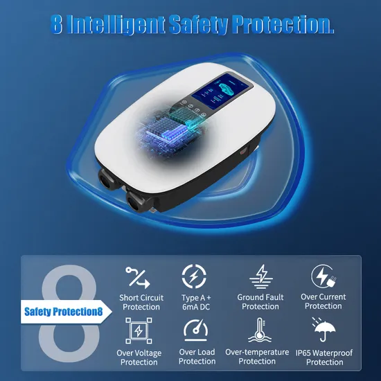 Chargeur de charge solaire Wallbox approuvé CE RoHS 7kw