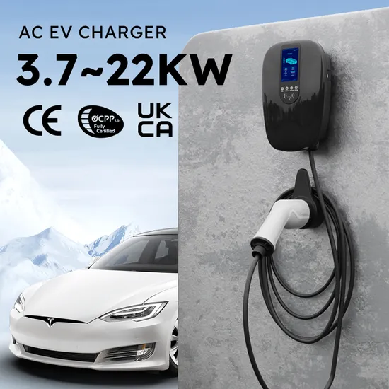Ocpp 1.6j Smart Home Utiliser 7kw 11kw Mode 3 AC Chargeur de boîte murale de voiture électrique 16A 32A Carte RFID EV Chargeur