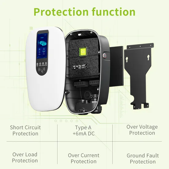 Station murale de chargement EV 32AMP 7kw EV, Station de chargeur domestique pour voiture électrique