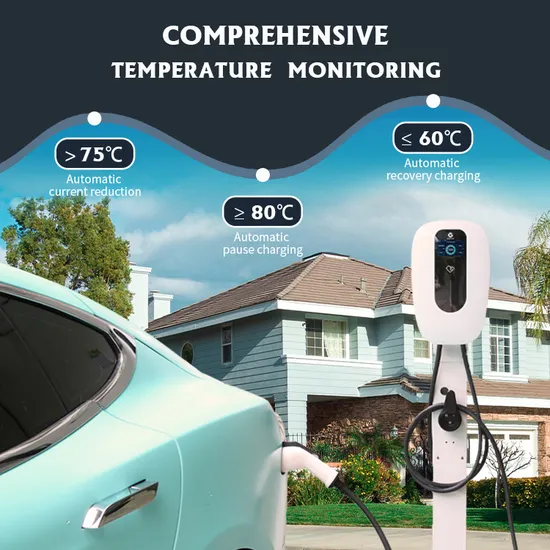 Station de recharge EV Wallbox courant monophasé réglable avec écran LCD