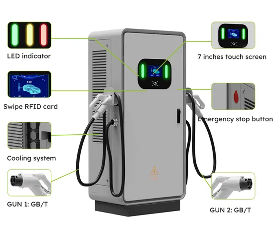 Chargeur EV DC 120 kW avec écran 55 pouces