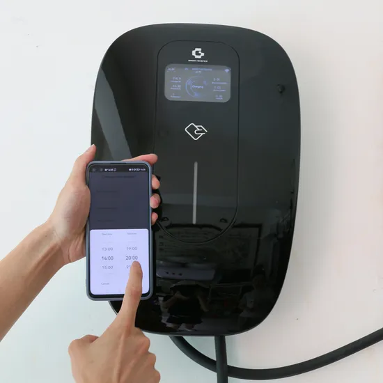 Prise de charge de type 2 de contrôle d'application CE RoHS, boîte murale de chargeur EV 11kw avec écran LCD