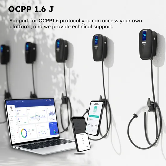 Chargeur Smart EV commercial de type 2/Gbt avec carte RFID/APP/Ocpp 1.6