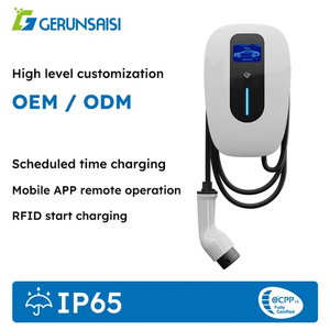Station de recharge intelligente commerciale EV 22kw avec carte Ocpp/APP/RFID