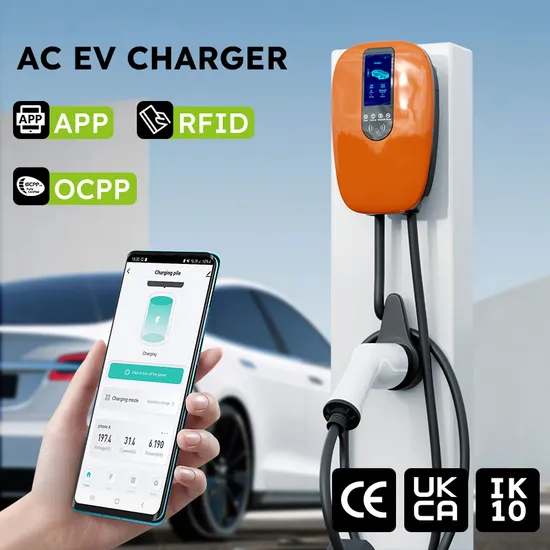 Chargeur de voiture Evse 220 V pour tous les véhicules électriques avec fonctions WiFi/APP/carte RFID