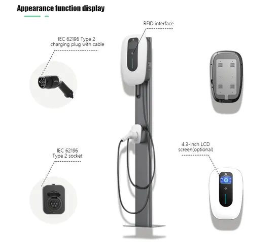 chargeur portatif EV WiFi de boîte de carton de la science verte 32A avec du CE