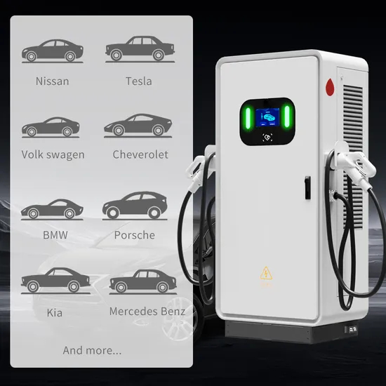 Chargeur rapide Ocpp 30kw 60kw DC EV avec double CCS-2 GB/T CCS-1