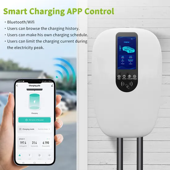 Station de recharge de chargeur EV à livraison rapide, boîte murale 7kw 11kw 22kw Type2 Ocpp1.6