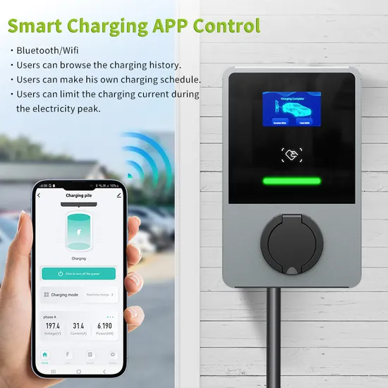Chargeur électrique intelligent Wallbox Home EV avec WiFi/Bluetooth/carte RFID/APP