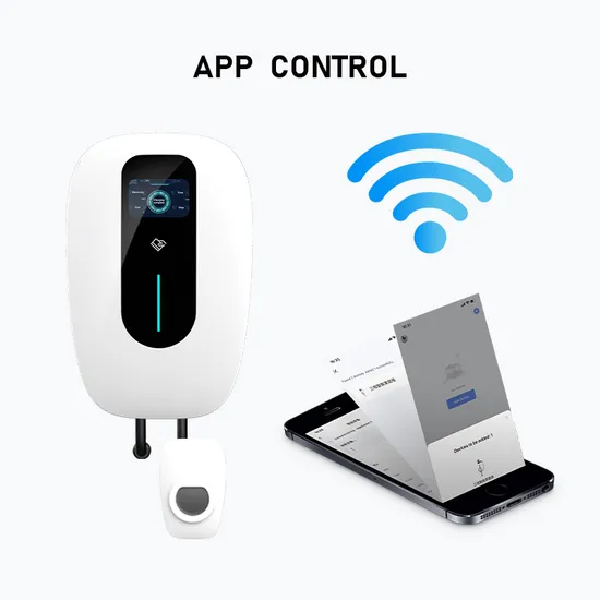 Station de recharge EV Wallbox courant monophasé réglable avec écran LCD