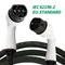 Chargeur EV 32A Max Type 2 commutable en courant avec prise britannique