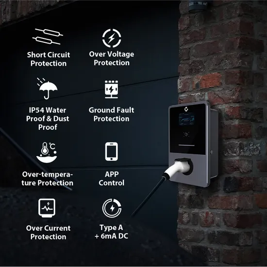 Chargeur rapide EV mural Scoket de type 2 avec télécommande APP