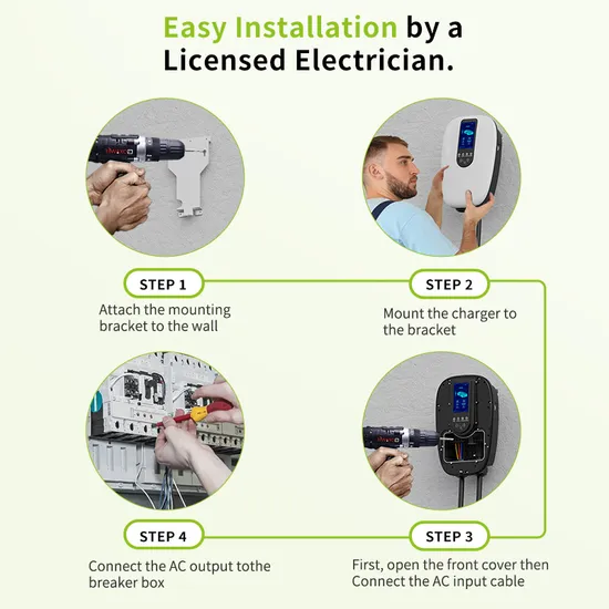 Chargeur C EV 220V/380V, Pile de charge murale 11/22kw, boîte murale pour voiture électrique, Type 2