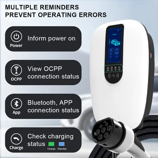 Chargeur AC EV 7-22kw, boîte murale de Type 2 ou Type 1, Stations de recharge rapides pour véhicules électriques EV