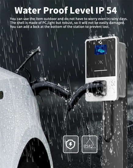 Station de recharge pour chargeur solaire EV, boîtier de chargeur EV